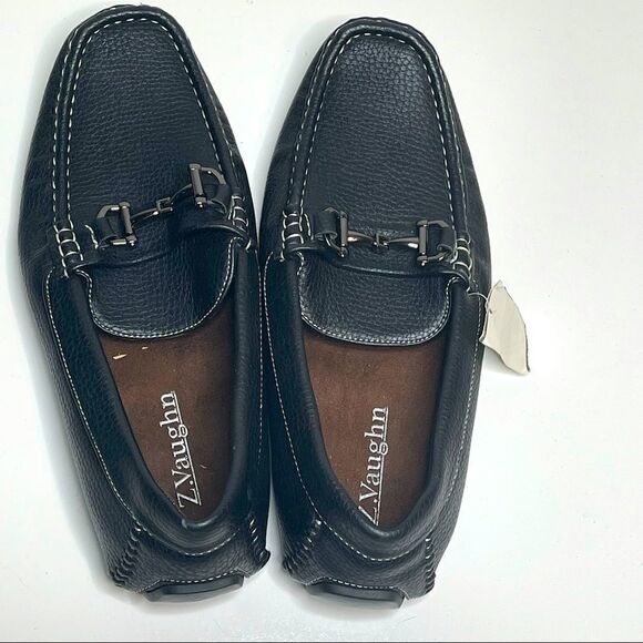 Size 9 Z Vaughn Black Slip On Loafers - Picture 4 of 4
